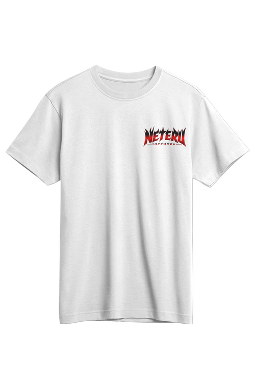 Black and Red Supima Tee