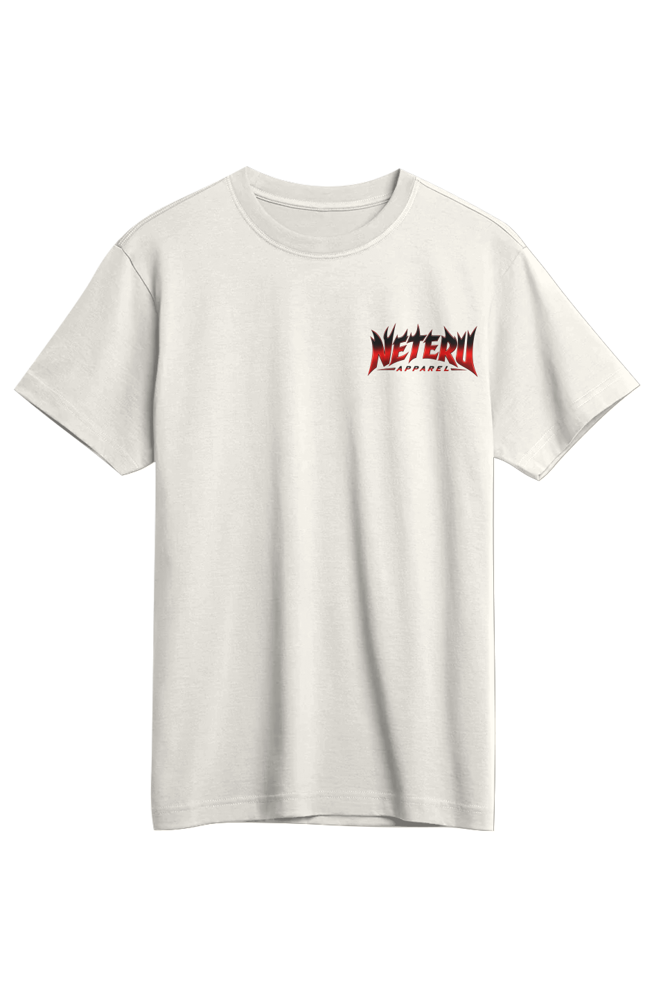 Black and Red Supima Tee