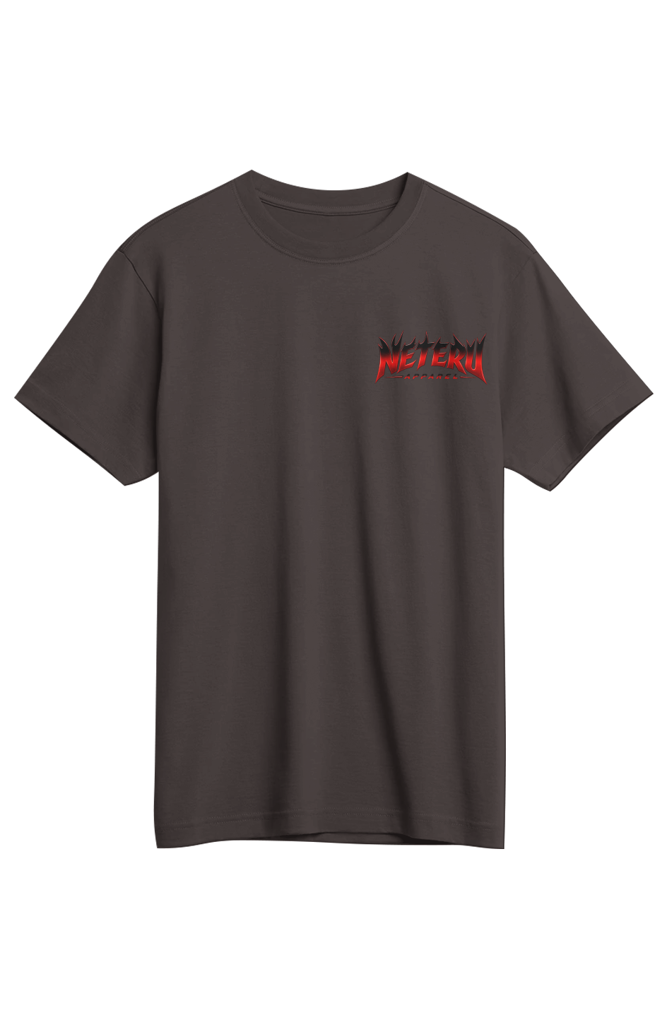 Black and Red Supima Tee