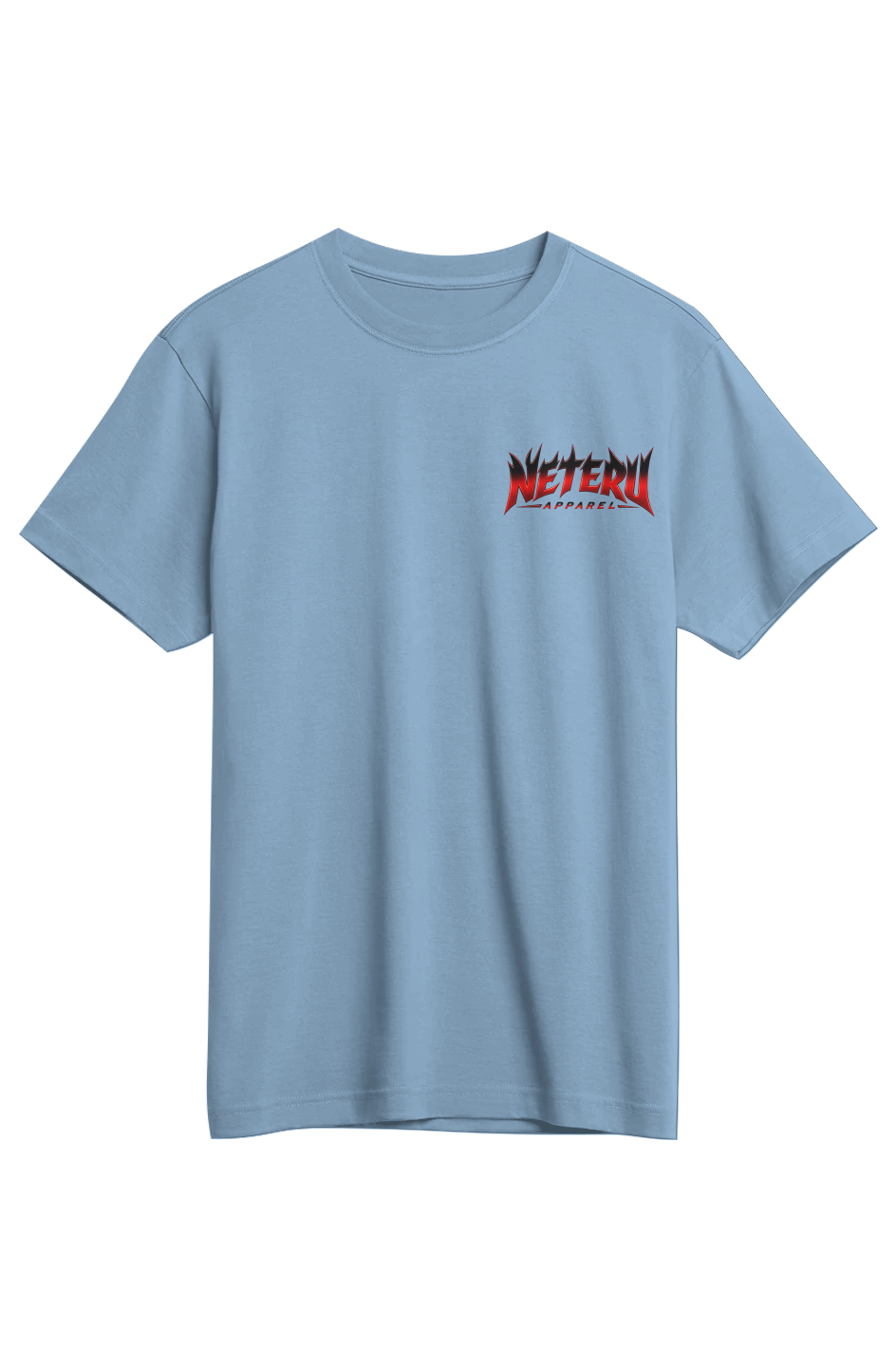 Black and Red Supima Tee