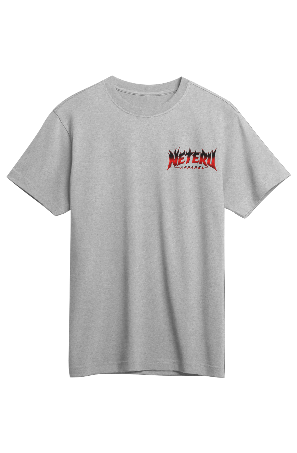 Black and Red Supima Tee