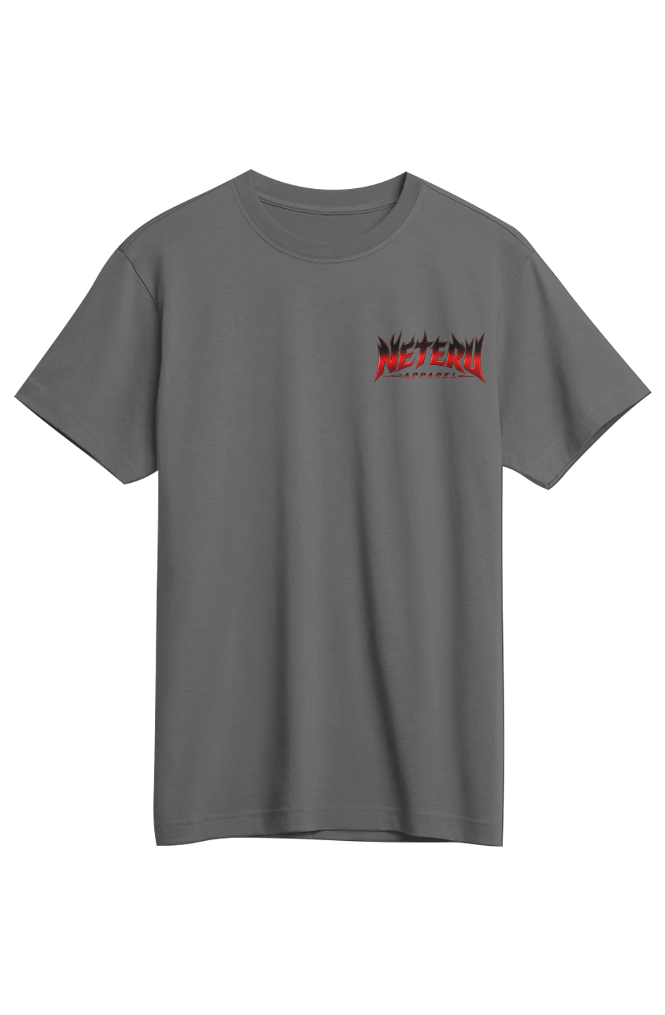 Black and Red Supima Tee
